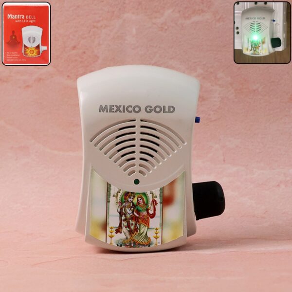 Electric Mantra Bell with LED Light (1 Pc) - Front View by Nari Haat, Indian ethnic wear, women clothing, designer suit