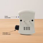 Electric Mantra Bell with LED Light (1 Pc) - Fabric Detail by Nari Haat, Indian ethnic wear, women clothing, designer...