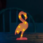 Flamingo Shape LED Decorative Night Light (1 Pc) - Closeup Embroidery by Nari Haat, Indian ethnic wear, women clothin...