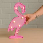 Flamingo Shape LED Decorative Night Light (1 Pc) - Back View by Nari Haat, Indian ethnic wear, women clothing, design...