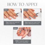 OG Beauty Calm Grey Mattify Nail Paint (10 ML / 1 Pc) - Fabric Detail by Nari Haat, Indian ethnic wear, women clothin...