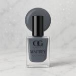 OG Beauty Calm Grey Mattify Nail Paint (10 ML / 1 Pc) - Back View by Nari Haat, Indian ethnic wear, women clothing, d...