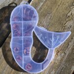 Mermaid Shape Plastic Storage Organizer Box (1 Pc) - Closeup Embroidery by Nari Haat, Indian ethnic wear, women cloth...