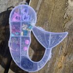 Mermaid Shape Plastic Storage Organizer Box (1 Pc) - Fabric Detail by Nari Haat, Indian ethnic wear, women clothing, ...