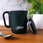 Supermom Metallic Stainless Steel Insulated Mug with Lid Approx 300Ml (1 Pc) - Fabric Detail by Nari Haat, Indian eth...