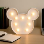 Mickey Shaped LED Decorative Night Light (1 Pc) - Back View by Nari Haat, Indian ethnic wear, women clothing, designe...