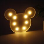 Mickey Shaped LED Decorative Night Light (1 Pc) - Closeup Embroidery by Nari Haat, Indian ethnic wear, women clothing...
