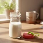 Premium Glass Bottle with Leak-Proof Lid 300 ML - Closeup Embroidery by Nari Haat, Indian ethnic wear, women clothing...