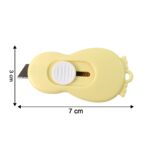 Compact Mini Safety Cutter with Retractable Blade - (1 Pc) - Closeup Embroidery by Nari Haat, Indian ethnic wear, wom...