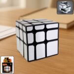Mirror Cube – 3x3 Puzzle Cube with Reflective Silver Surfaces - Front View by Nari Haat, Indian ethnic wear, women ...