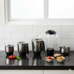 Orbit Heavy Duty 1 hp (746) Watts Mixer Grinder with 4 Multipurpose Jars - Back View by Nari Haat, Indian ethnic wear...