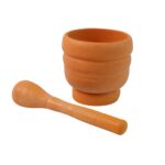 Unbreakable Plastic Mortar & Pestle - (Set) - Sleeve Design by Nari Haat, Indian ethnic wear, women clothing, designe...