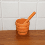 Unbreakable Plastic Mortar & Pestle - (Set) - Fabric Detail by Nari Haat, Indian ethnic wear, women clothing, designe...