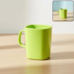 Square Melamine Mug – Premium Durable Lightweight Cup (1 Pc) - Front View by Nari Haat, Indian ethnic wear, women c...