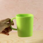 Square Melamine Mug – Premium Durable Lightweight Cup (1 Pc) - Fabric Detail by Nari Haat, Indian ethnic wear, wome...