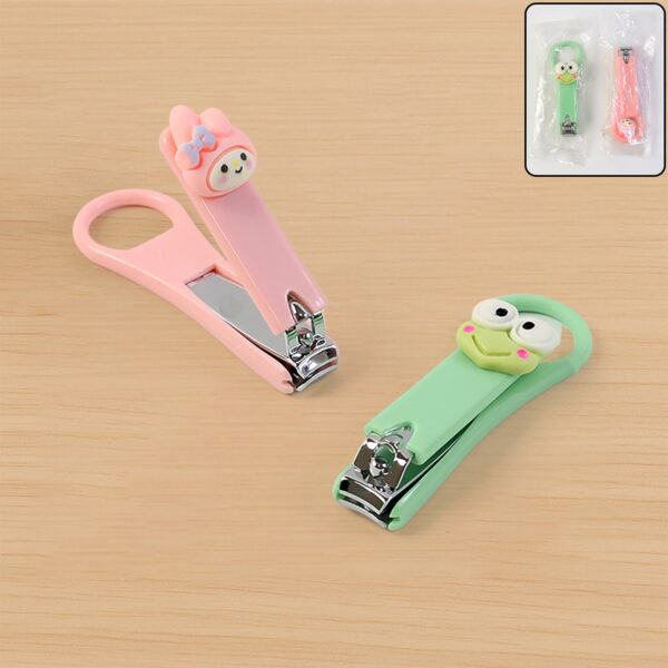 Cute Cartoon Nail Clipper for Kids l (1 Pc / Random Design) - Front View by Nari Haat, Indian ethnic wear, women clot...