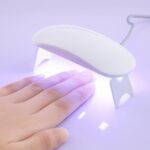 Mini Portable UV LED Nail Lamp for Gel Nail Polish Curing (1 Pc) - Full Detail by Nari Haat, Indian ethnic wear, wome...