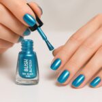 Blush Metallic Mini Nail Polish (Mix Color / 6 ML / 1 Pc) - Fabric Detail by Nari Haat, Indian ethnic wear, women clo...