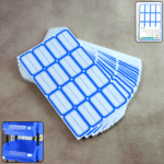 Writable Label Stickers – 50 Sheets Self-Adhesive Label - Front View by Nari Haat, Indian ethnic wear, women clothi...