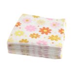 Floral Printed Paper Table Napkins – 50 Pc Disposable Soft Tissue  (26x26 Cm) - Sleeve Design by Nari Haat, Indian ...