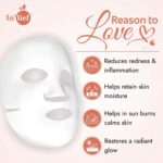 In’lief Niacinamide 1% Hydrating & Calming Facial Sheet Mask (1 Pc) - Neckline Detail by Nari Haat, Indian ethnic w...