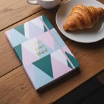 Hardcover Ruled Notebook, Diary & 200 Pages 21x15 cm (1 Pc) - Back View by Nari Haat, Indian ethnic wear, women cloth...