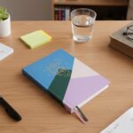 Hardcover Ruled Notebook, Diary & 200 Pages 21x15 cm (1 Pc) - Neckline Detail by Nari Haat, Indian ethnic wear, women...