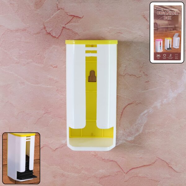 Wall-Mounted Plastic Bag - (1 Pc) - Front View by Nari Haat, Indian ethnic wear, women clothing, designer suit