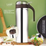 Apex 750ml Approx. Stainless Steel Oil Pourer (1 Pc) - Closeup Embroidery by Nari Haat, Indian ethnic wear, women clo...