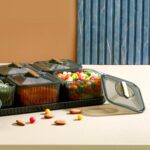 Liger Multipurpose Transparent Spice Jar Set with Tray and Lids 400ML Approx (6 Pc) - Back View by Nari Haat, Indian ...