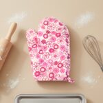 Designer Multicoloured Oven Mitt and Pot Holder (24 Cm) - Closeup Embroidery by Nari Haat, Indian ethnic wear, women ...