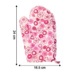 Designer Multicoloured Oven Mitt and Pot Holder (24 Cm) - Neckline Detail by Nari Haat, Indian ethnic wear, women clo...