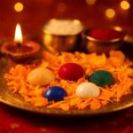 Premium Panch Ratna Stone - 5 Pc Set - Back View by Nari Haat, Indian ethnic wear, women clothing, designer suit