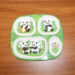 Kids 4-Compartment Melamine Partition Plate (1 Pc / 24×22 Cm) - Full Detail by Nari Haat, Indian ethnic wear, women ...