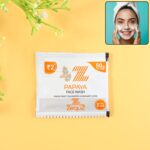 Zequz Papaya Face Wash Sachet (5 ML / 1 Pc) - Front View by Nari Haat, Indian ethnic wear, women clothing, designer suit