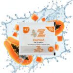 Zequz Papaya Face Wash Sachet (5 ML / 1 Pc) - Back View by Nari Haat, Indian ethnic wear, women clothing, designer suit