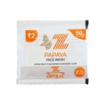 Zequz Papaya Face Wash Sachet (5 ML / 1 Pc) - Sleeve Design by Nari Haat, Indian ethnic wear, women clothing, designe...