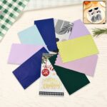 Multi-Color & Printed Disposable Food Wrapping Paper Set (10 Pc) - Front View by Nari Haat, Indian ethnic wear, women...