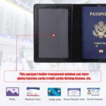 Premium Leatherette Passport Holder Cover (1 Pc) - Closeup Embroidery by Nari Haat, Indian ethnic wear, women clothin...