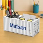 Container-Style Multi-Compartment Desk Organizer (1 Pc) - Neckline Detail by Nari Haat, Indian ethnic wear, women clo...