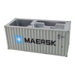 Container-Style Multi-Compartment Desk Organizer (1 Pc) - Sleeve Design by Nari Haat, Indian ethnic wear, women cloth...