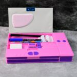 Multi-Functional Space Theme Pencil Box with Built-in Calculator (1 Pc) - Full Detail by Nari Haat, Indian ethnic wea...