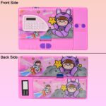 Multi-Functional Space Theme Pencil Box with Built-in Calculator (1 Pc) - Neckline Detail by Nari Haat, Indian ethnic...