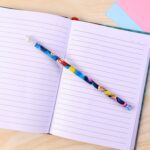 Premium Cartoon-Printed Graphite Pencils Set of 12 Pc - Back View by Nari Haat, Indian ethnic wear, women clothing, d...