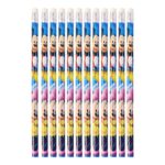 Premium Cartoon-Printed Graphite Pencils Set of 12 Pc - Sleeve Design by Nari Haat, Indian ethnic wear, women clothin...