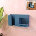 Wall Mounted Storage Holder – Mobile and Remote Control Organizer (1 Pc) - Front View by Nari Haat, Indian ethnic w...