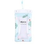 Waterproof Peach Transparent Mobile Pouch with Neck Strap (1 Pc) - Sleeve Design by Nari Haat, Indian ethnic wear, wo...