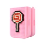 DIY Pixel Art Pencil Box with Building Blocks (1 Set) - Sleeve Design by Nari Haat, Indian ethnic wear, women clothin...