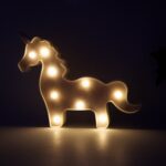 Magical Unicorn Shaped LED Decorative Night Light (1 Pc) - Neckline Detail by Nari Haat, Indian ethnic wear, women cl...