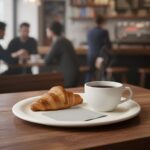 Large Round Multi-Purpose Serving Plate / Tray (1 Pc / 33 Cm) - Neckline Detail by Nari Haat, Indian ethnic wear, wom...